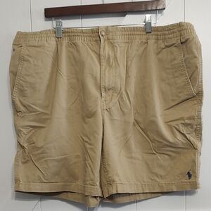 Polo by Ralph Lauren Tan Flat Front Shorts